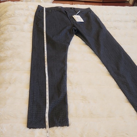 AG Adriano Goldschmied Everett Slim Straight Herringbone Pant W36 L34 NWT - Picture 8 of 11